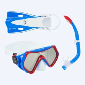 Sale Aqualung Schnorchelset für Kinder - Hero - Weiß/Blau
