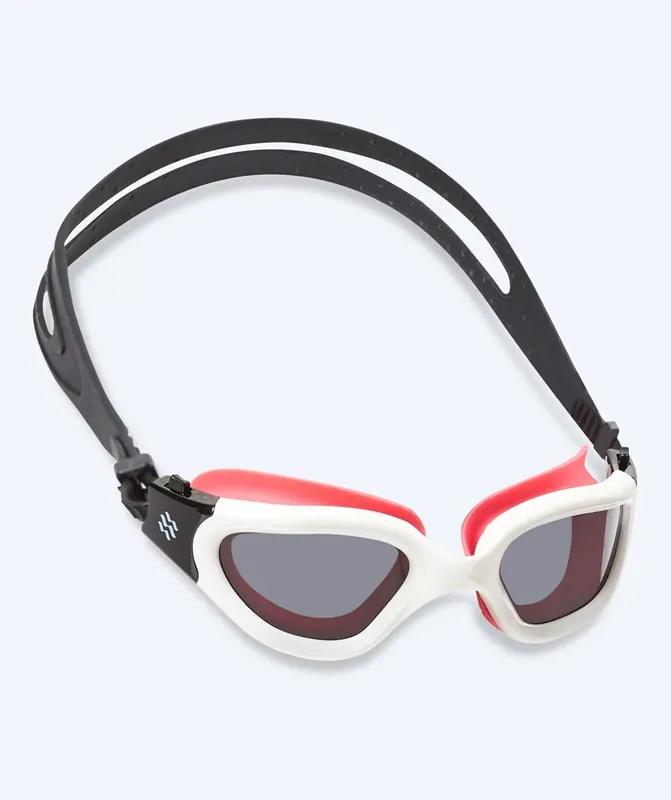 Abverkauf Watery Schwimmbrille für Freizeitschwimmer - Raven Active - Rosa (Smoke Scheiben)