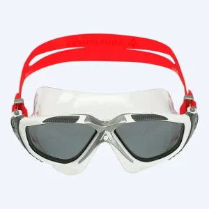 Aquasphere Schwimmmaske - Vista - Weiß/Rot (Smoke Scheiben) Sale