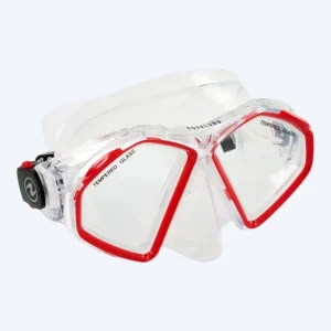 Mega-Angebot Aqualung Tauchmaske für Erwachsene - Hawkeye - Klar/Rot