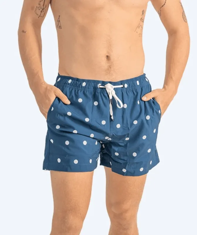 Abverkauf Watery Badeshorts für Herren - Clifford Eco - Dunkelblau/Weiß