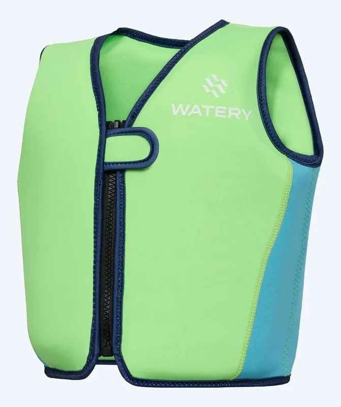 Watery Schwimmweste für Kinder (2-8) - Basic - Grün Schneller Versand
