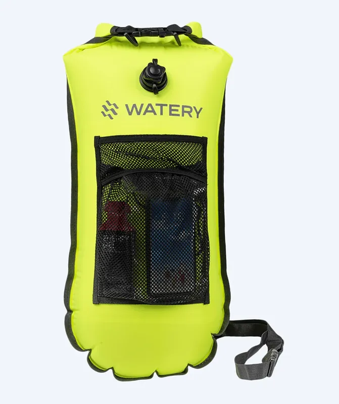 Watery Schwimmboje für Schwimmer - Pro 28L - Fluo Gelb Neue Ware