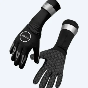 Zertifiziert ZONE3 Neoprenhandschuhe - (2mm) - Schwarz/Silber