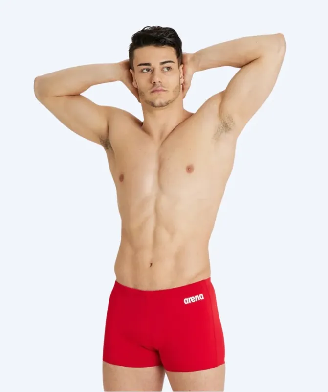 Arena Trunks für Herren - Team Solid - Rot Bestpreis