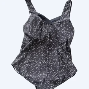 Neue Ware Mirou Badeanzug für Damen in Plus Size - 1580s - Schwarz