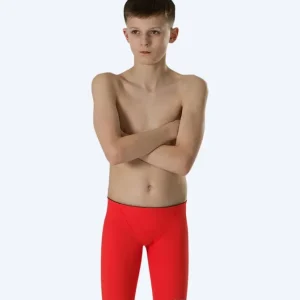 Beliebt Speedo Wettkampf Badehose für Jungen - LZR Element - Rot/Silber (Limited 2026)