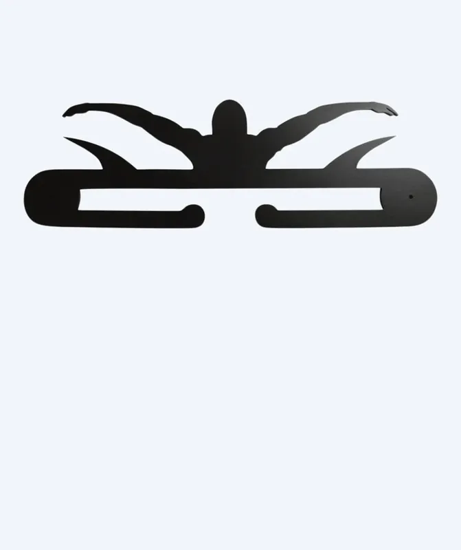 Watery Medaillenhalter für Schwimmer (Butterfly) - Schwarz Preiswert