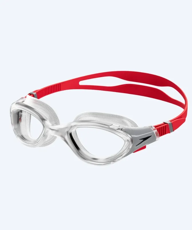 Beliebt Speedo Schwimmbrille für Freizeitschwimmer - Biofuse 2.0 - Rot/Klar