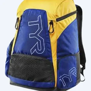 TYR Schwimmrucksack - Alliance Team 45L - Blau/Gelb Nur Für Kurze Zeit