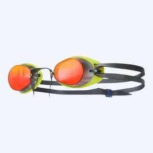 TYR Schwimmbrille - Socket Rockets 2.0 - Gelb (Mirror Scheiben) Geprüft