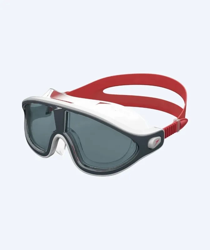 Meistverkauft Speedo Schwimmmaske - Rift Pro - Rot (Smoke Scheiben)