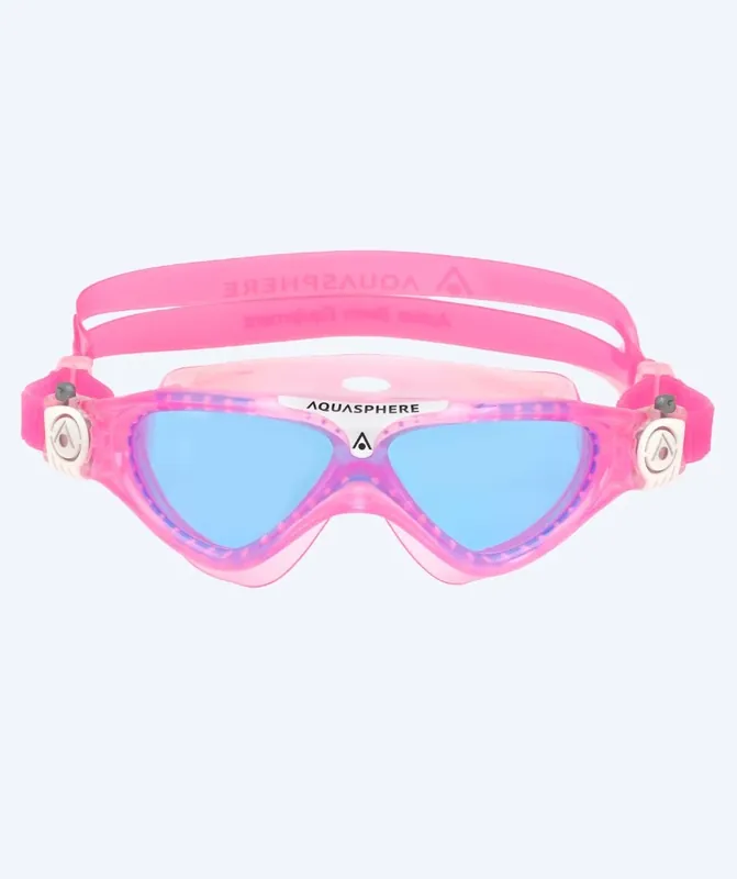 Aquasphere Taucherbrille für Kinder (6-15) - Vista - Rosa (Blau Scheiben) Must-Have
