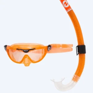 Aqualung Combo Schnorchelset für Kinder (4-8) - Combo Mix - Orange/Schwarz Angebot