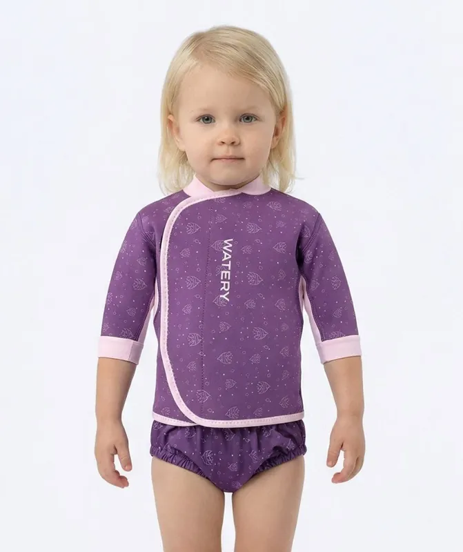 Watery Neopren Shirt - Baia Top - Atlantic Purple Highlight