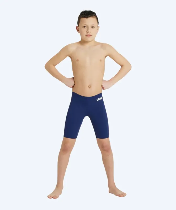 Arena lange Badehose für Jungen - Team Solid - Dunkelblau Schnäppchen