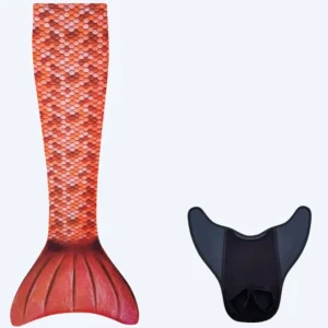 Solange Der Vorrat Reicht Kuaki Mermaids Meerjungfrauenschwanz für Kinder - Set - Orange