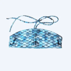 Garantierte Lieferung Kuaki Mermaids Meerjungfrau Bikini Top für Mädchen - Blau