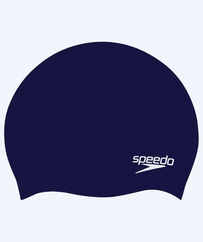 Speedo Badekappe für Junioren (6-16) - Plain - Dunkelblau Must-Have