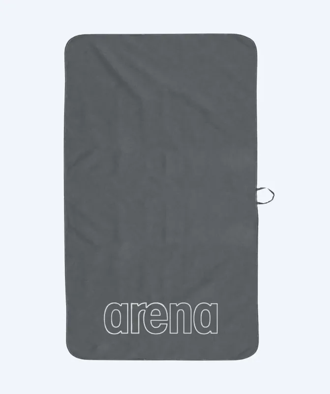 Nur Für Kurze Zeit Arena Mikrofaser Badetuch - Smart Plus Pool - Grau/Weiß