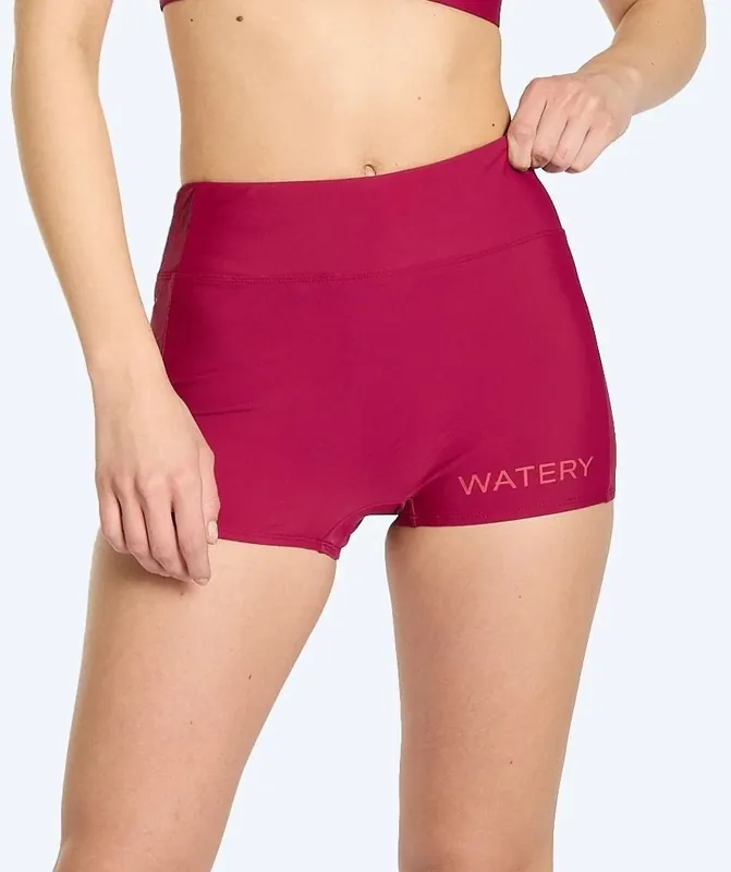 Echt Watery Bikini Unterteil für Frauen - Remington - Dunkelrot