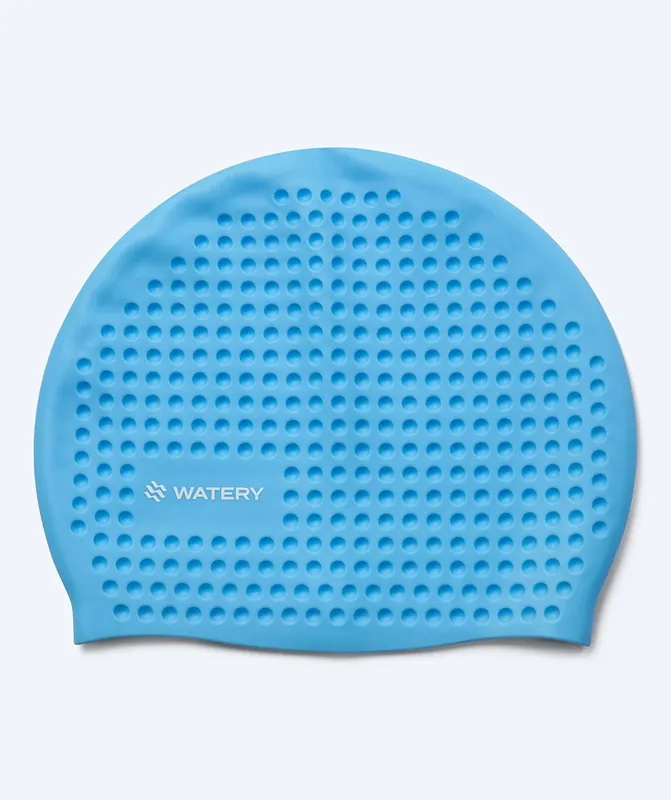 Nur Heute Watery Badekappe - Larunda Bubble - Hellblau