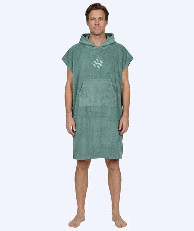 Watery Badeponcho für Erwachsene - Baumwolle - Forest Green Neue Kollektion