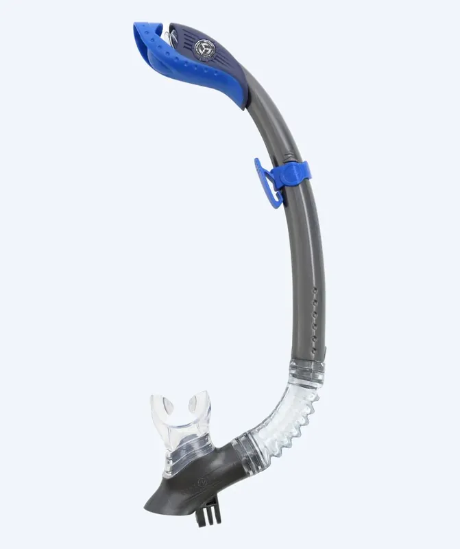 Preisknaller Aqualung halbtrockener Schnorchel für Erwachsene - FXS GO - Grau/Blau