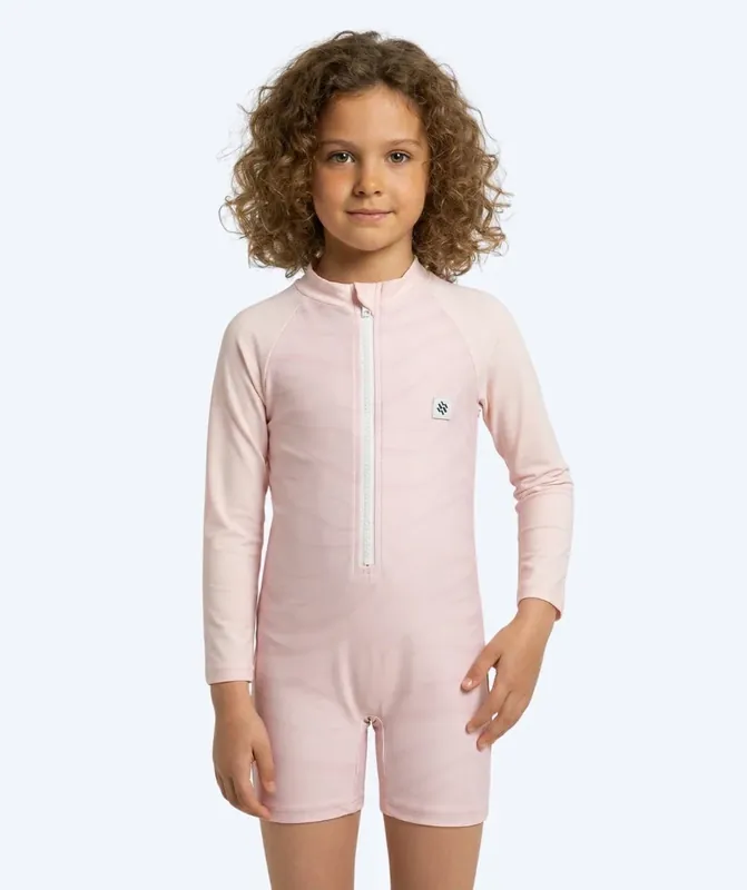 Solange Der Vorrat Reicht Watery UV Anzug für Kinder - Fjord Langarm Rashguard - Rosa