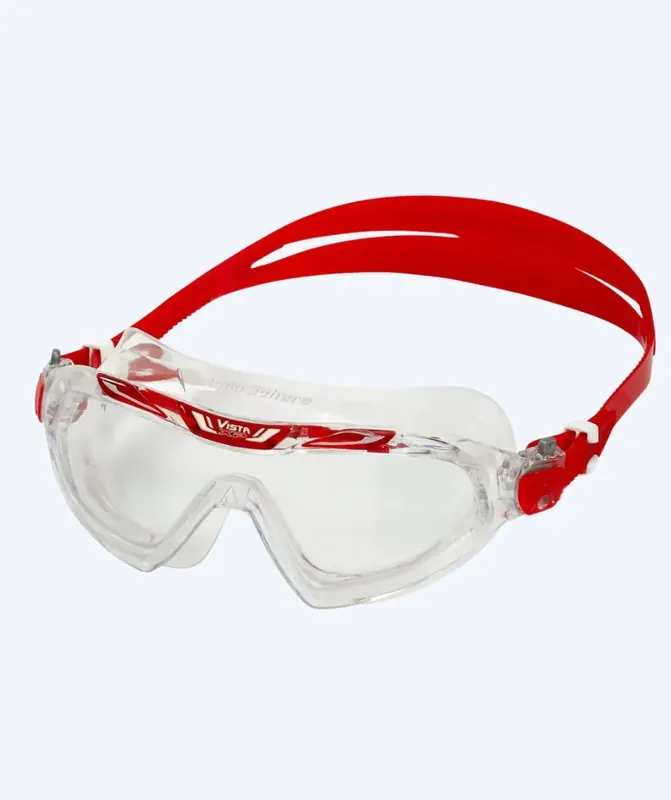 Direktkauf Aquasphere Schwimmmaske - Vista XP - Klar/Rot