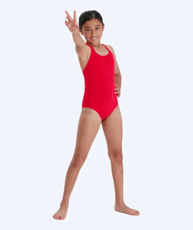 Must-Have Speedo Badeanzug für Mädchen - Endurance Medalist - Rot