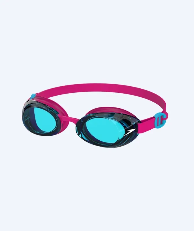 Knallerangebot Speedo Schwimmbrille für Kinder (6-14) - Jet 2.0 - Hellrosa/Blau