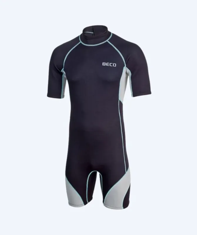 Jetzt Bestellen Beco Neoprenanzug für Herren - Neoprene Shorty - Schwarz/Grau