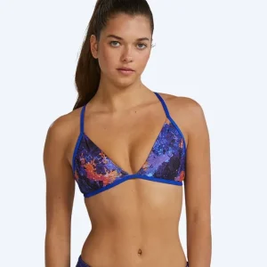 Ausverkauf TYR Bikini Oberteil für Damen - Durafast Elite - Lila/Orange