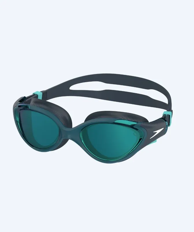Finale Aktion Speedo Schwimmbrille für Freizeitschwimmer - Biofuse 2.0 Mirror - Dunkelblau/Grün