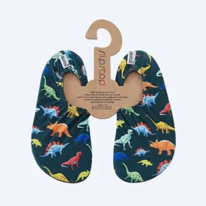 SlipStop Schwimmsocken für Kinder - Dino Must-Have