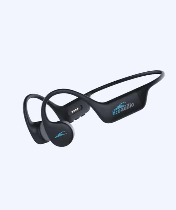 Aktuell H2OAudio wasserdichte Kopfhörer - Tri 2 Multi-Sport mit BT und MP3 - Schwarz