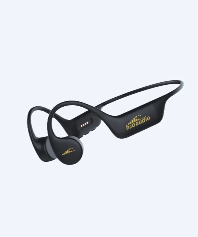 H2OAudio wasserdichte Kopfhörer - Tri 2 PRO Multi-Sport mit BT und MP3 - Schwarz Markenprodukt