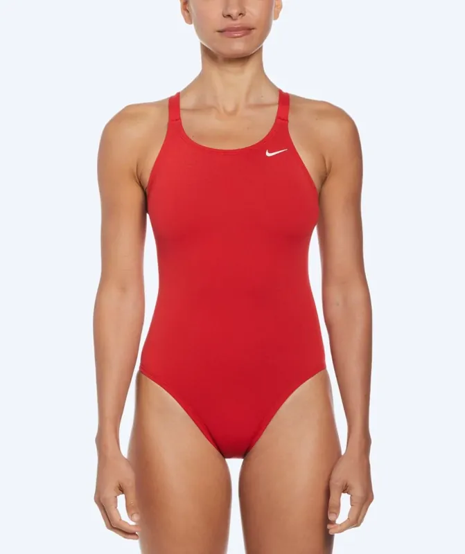 Nike Badeanzug für Damen - Hydrastrong Fastback - Rot Beliebt