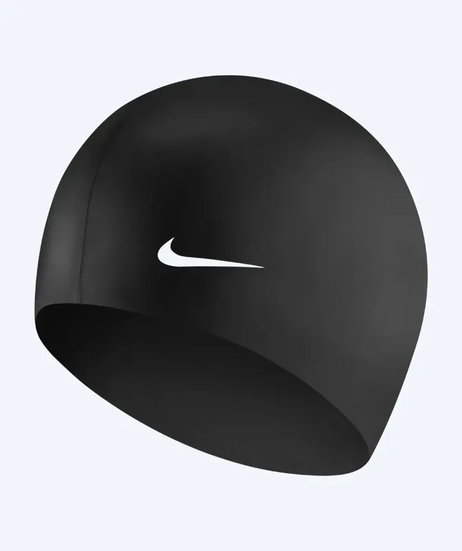 Nike Badekappe für Junioren (6-16) - Solid - Schwarz Wochenendangebot
