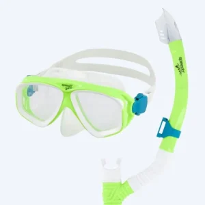 Ausverkauf Speedo Combo Schnorchelset für Junioren (6-16) - Adventure - Grün/Klar