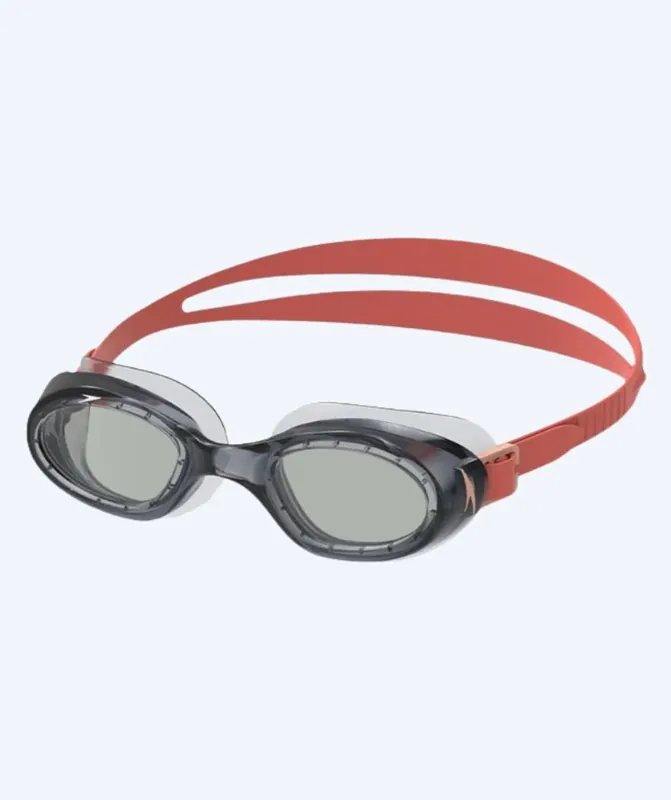 Günstig Speedo Schwimmbrille für Kinder (6-16) - Futura Hydrospex - Rot/smoke