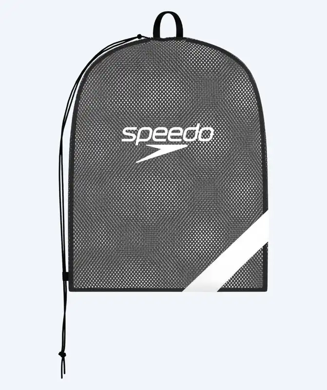 Speedo Netzbeutel zum Schwimmen - Team Mesh Bag XL - Schwarz Neue Kollektion