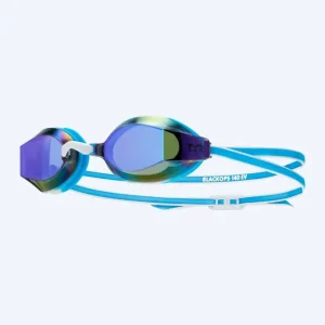 Letzte Chance TYR Schwimmbrille für Junioren - Blackops 140 EV Mirrored - Blau/Weiß