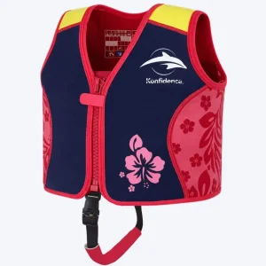 Expressversand Konfidence Schwimmweste für Kinder (2-12) - Original - Dunkelblau/Rot