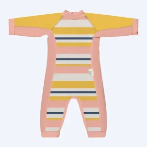 Konfidence Neoprenanzug für Babys - SplashyTM - Gelb/Hellrosa Geprüft
