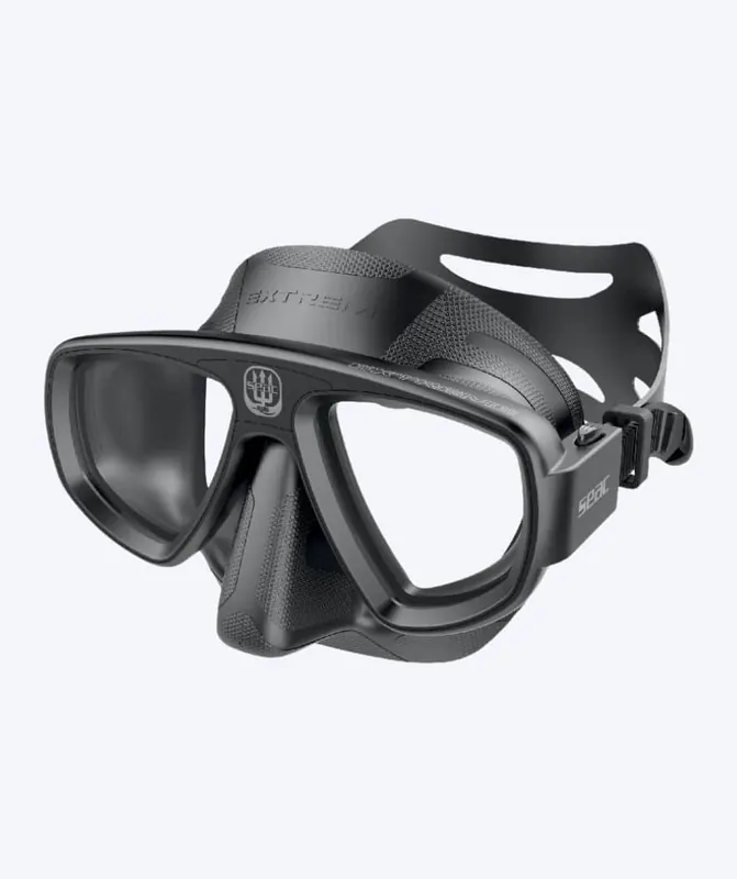 SEAC Tauchmaske für Erwachsene - Extreme 50 - Schwarz Markenware