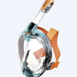 Ausverkauf SEAC Vollgesichtstauchmaske für Erwachsene - Libera S/M - Orange/Blau