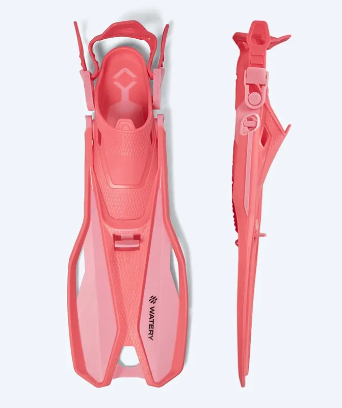 Watery Taucherflossen für Kinder - Sunset - Rosa Schneller Versand