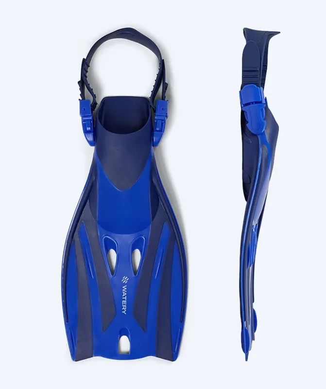 Neuheit Watery Taucherflossen für Kinder - Shack - Blau